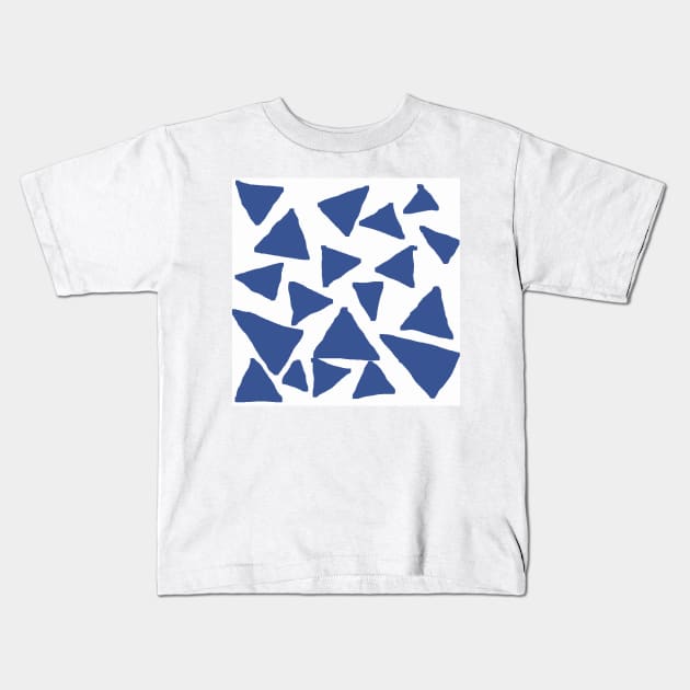 Blue Corn Chips Kids T-Shirt by Deadfluffy